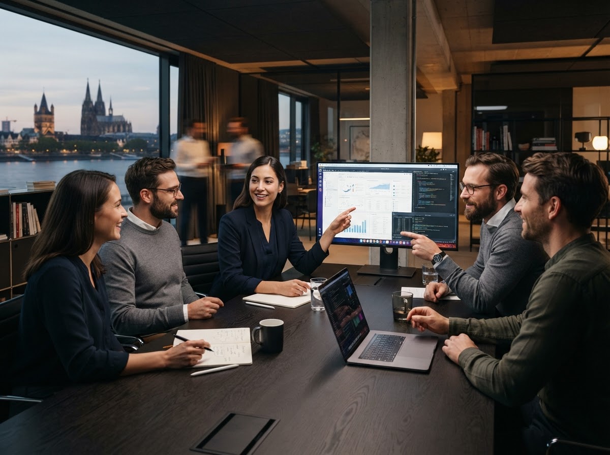 RheinazaQuantix Arbeitsumgebung mit Datenanalyse-Oberfläche